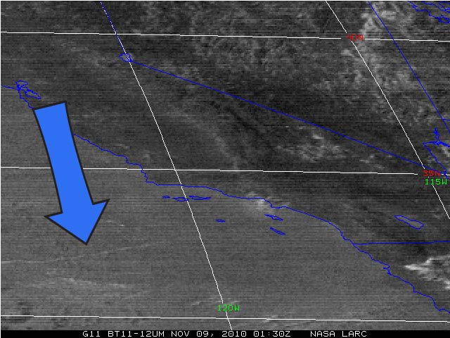 Infamous Contrail (aka the 'Mystery Missile') Spotted in Satellite Image